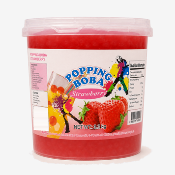 Popping Boba "CĂPȘUNĂ" 3.2 kg PB05 foto
